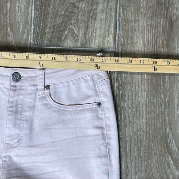 Aeropostale Light Pink High-Waisted Ankle Jeggings, Size 6 Regular - Picture 5 of 6